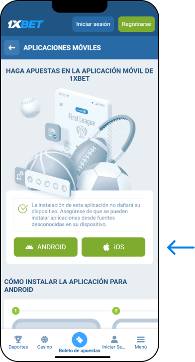 1xBet para iPhone (iOS): Instrucciones paso a paso - 1xbet Сódigo Chile