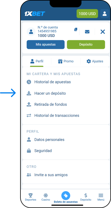 Cómo realizar un depósito (Guía paso a paso) - 1xbet Сódigo Chile
