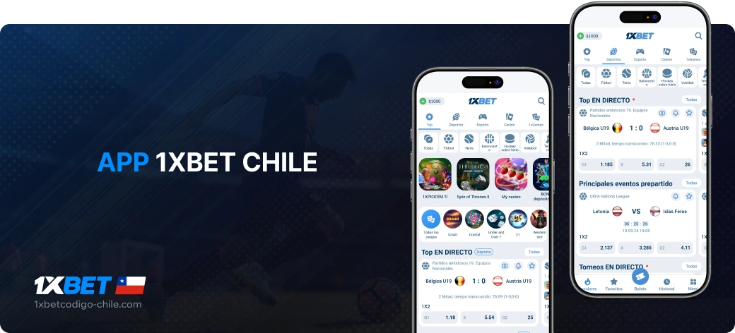 App 1xBet Chile - 1xbet Сódigo Chile