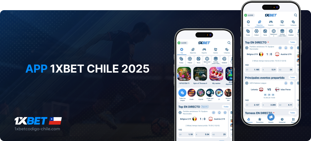 App 1xBet Chile 2025 - 1xbet Сódigo Chile